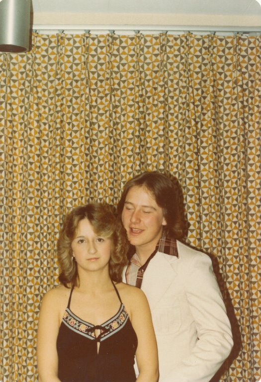 Julie Johnson and Jeff Clovis at Casino Royale WSU Fall 1978