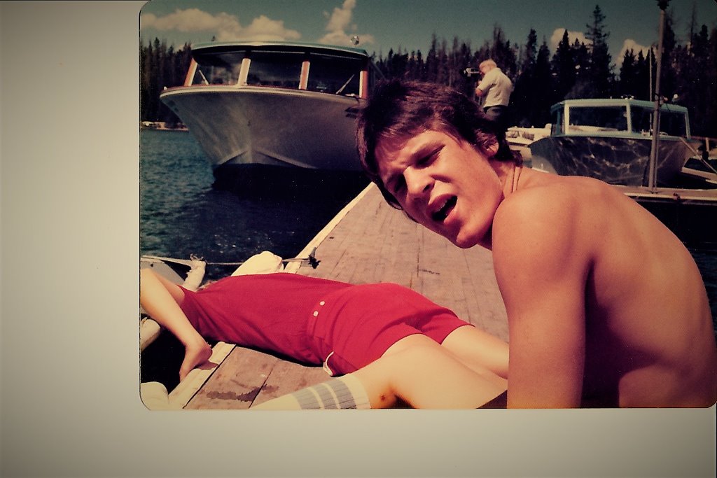 Randy Geary, Jenny Lake Lodge Marina, Jackson Hole Wyoming, 
Summer 1976
